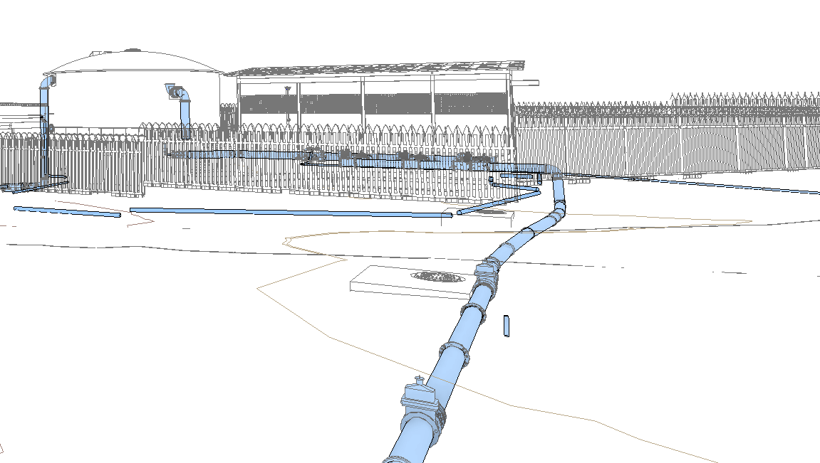 Modelo BIM no Revit - isometrico