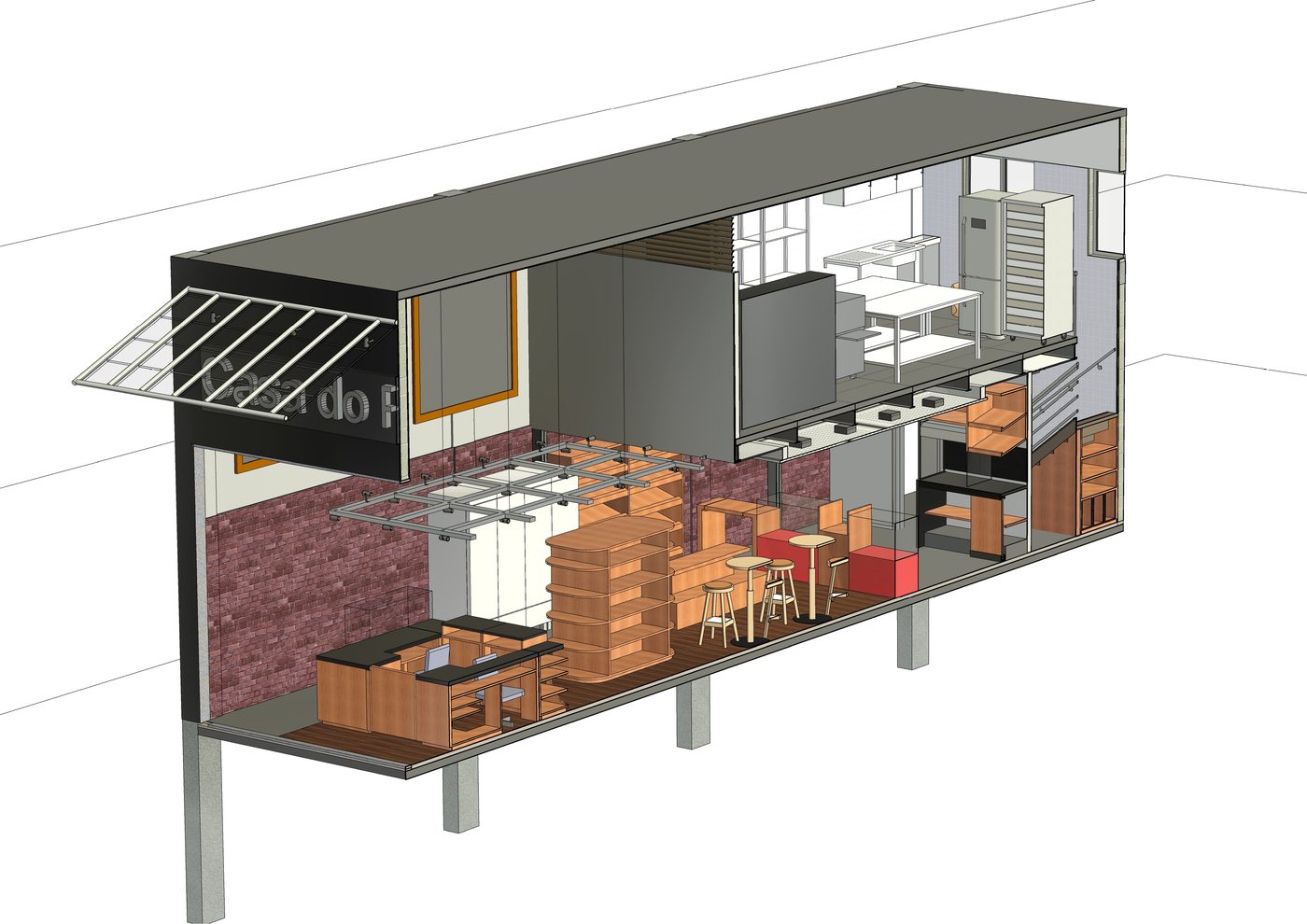 Casa do Pao - Planta geral BIM