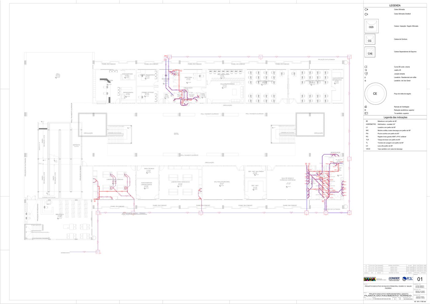 CONDER - Planta de esgoto