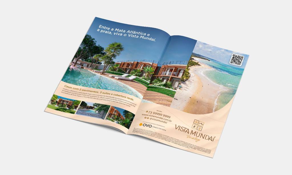 Vista Mundai - Folder impresso do empreendimento